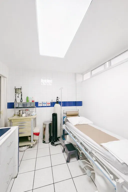 Consultorio de especialidades del Hospital Cristiano de Guatemala