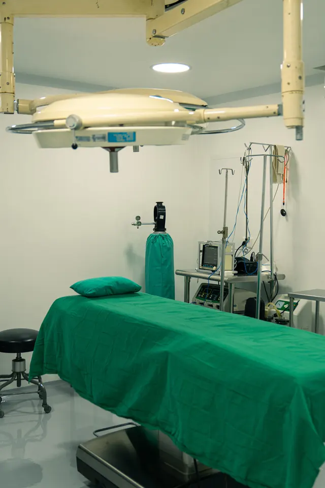 Quirófano renovado del Hospital Cristiano de Guatemala