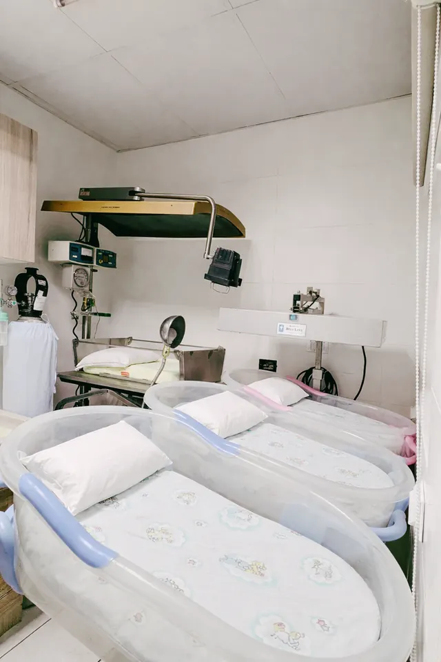 Sala cuna para recién nacidos